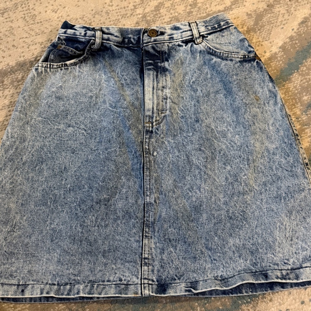 Vintage Cap Ferrat denim skirt